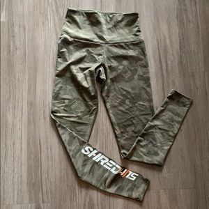 Onzie leggings | green camo (SHRED415 edition)